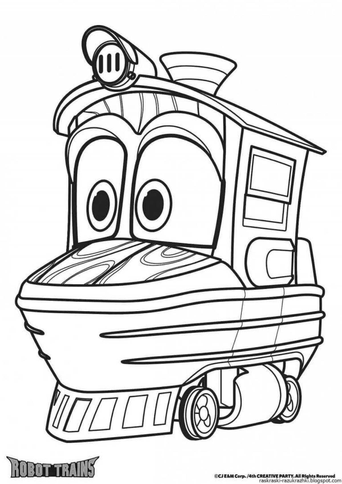 Роботы поезда для детей #3