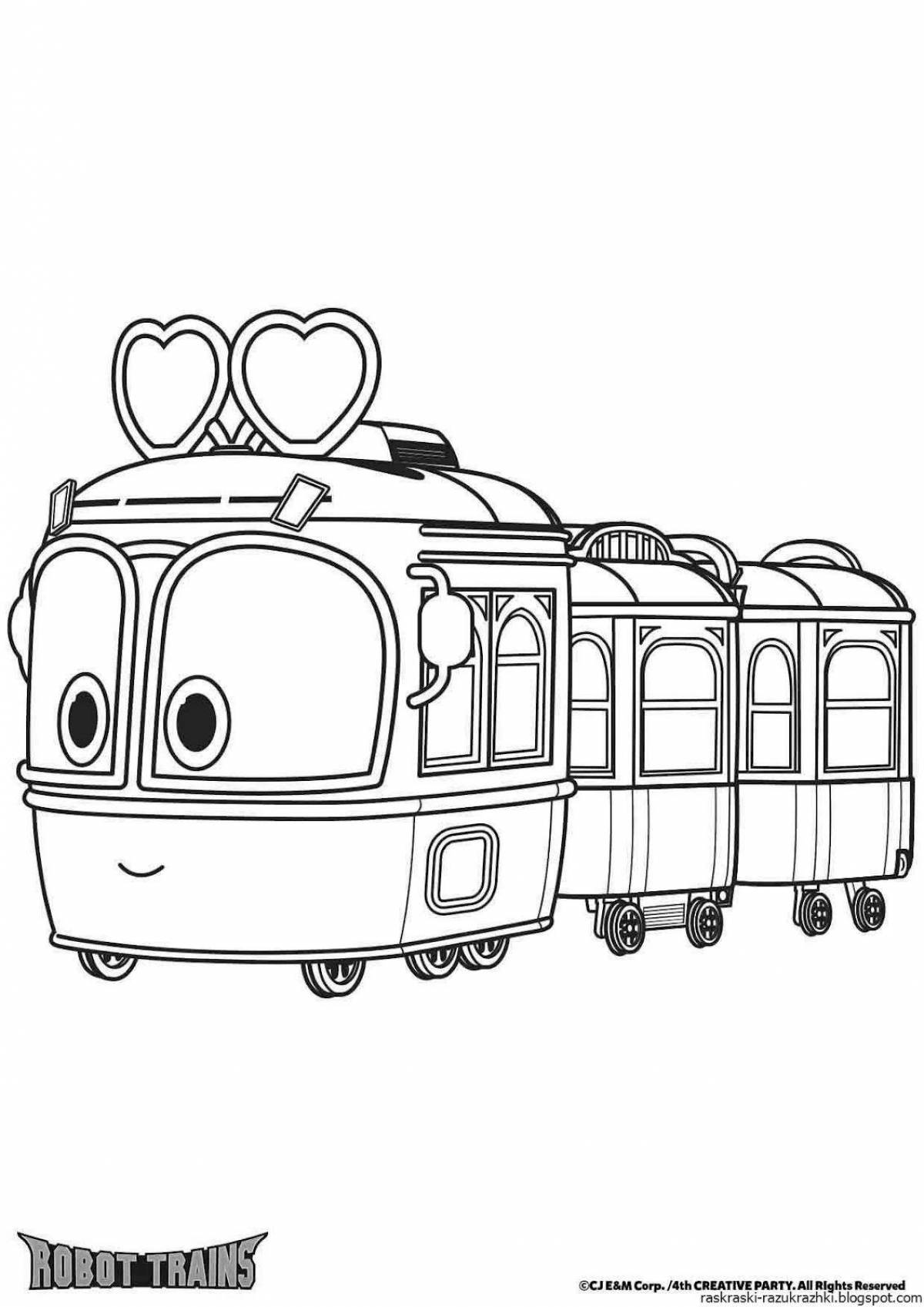 Роботы поезда для детей #7