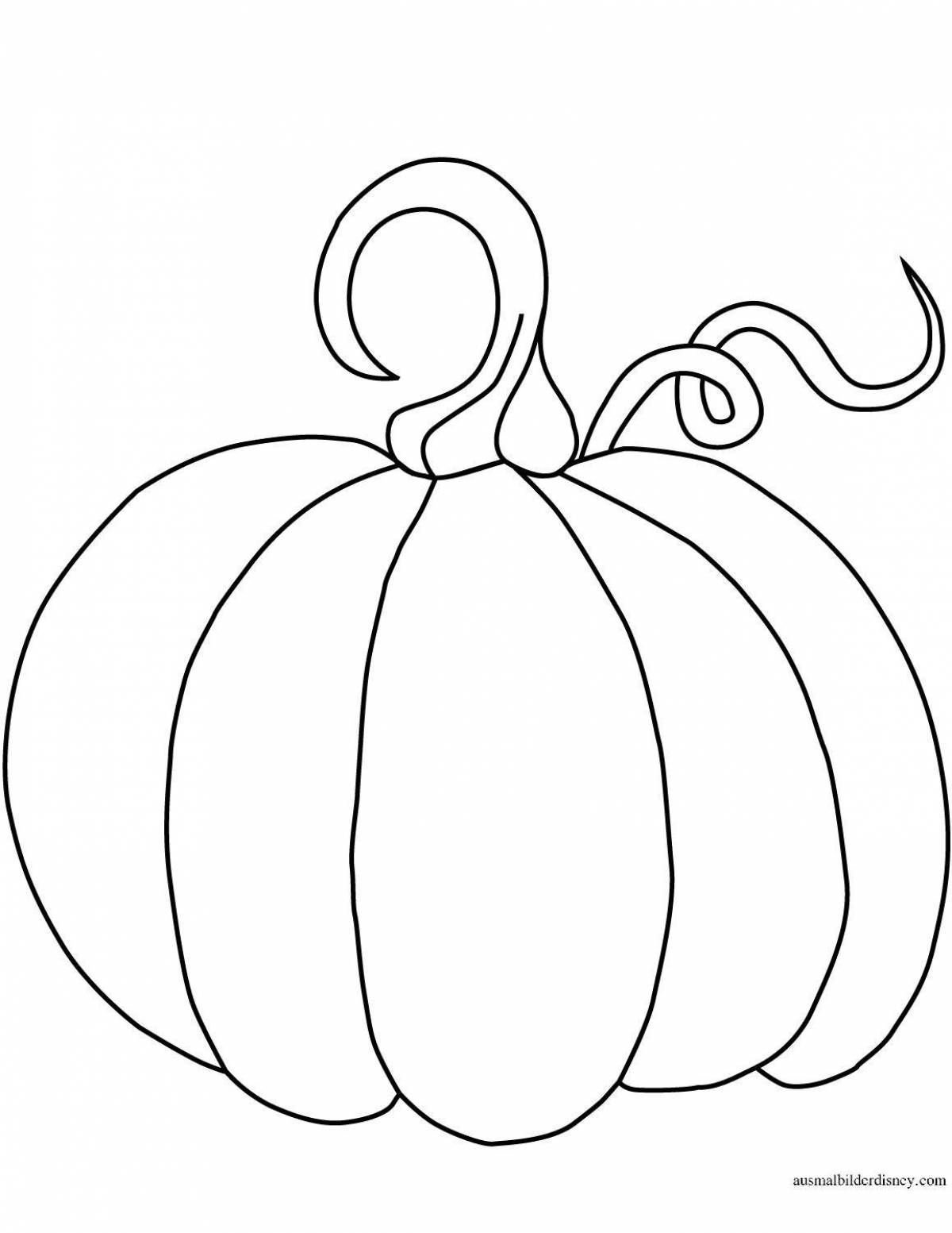 Creative pumpkin coloring book for kids