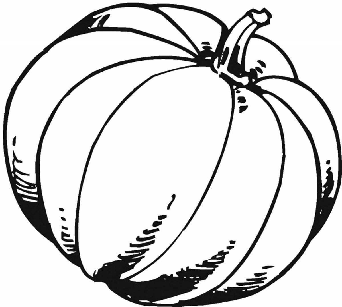 Pumpkin coloring pages for kids