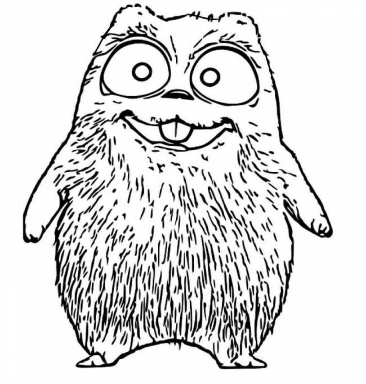 Gorgeous grizzlies and lemmings coloring page