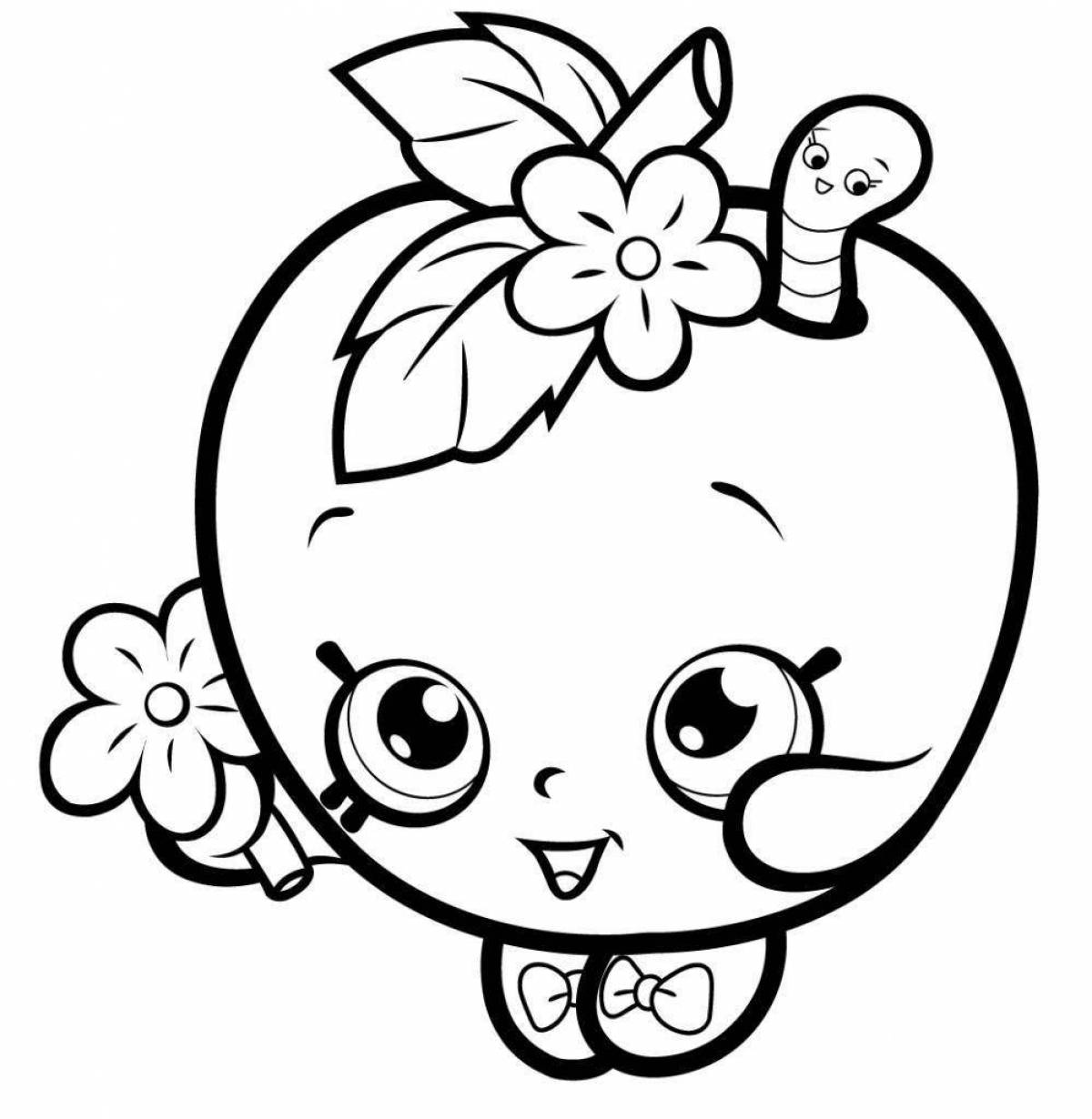 Shopkins amazing coloring pages for kids