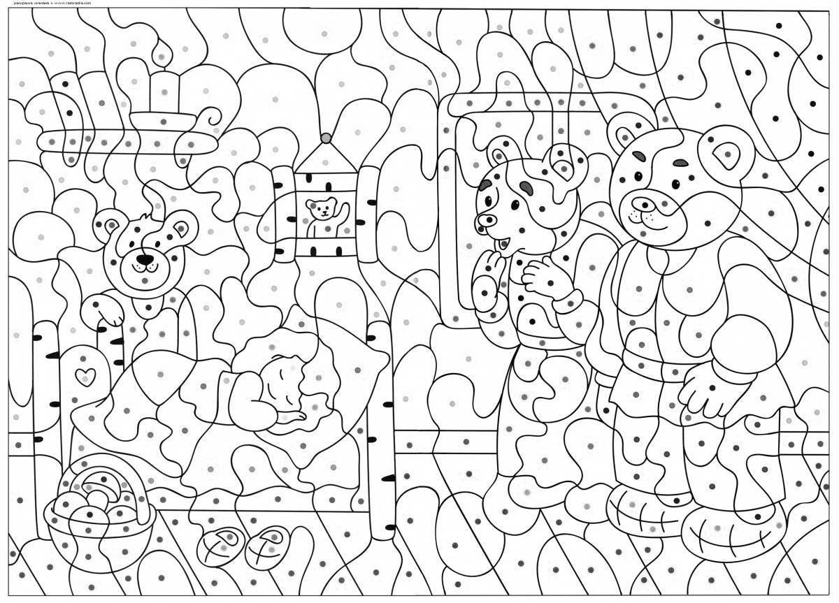 Fun coloring game color by number