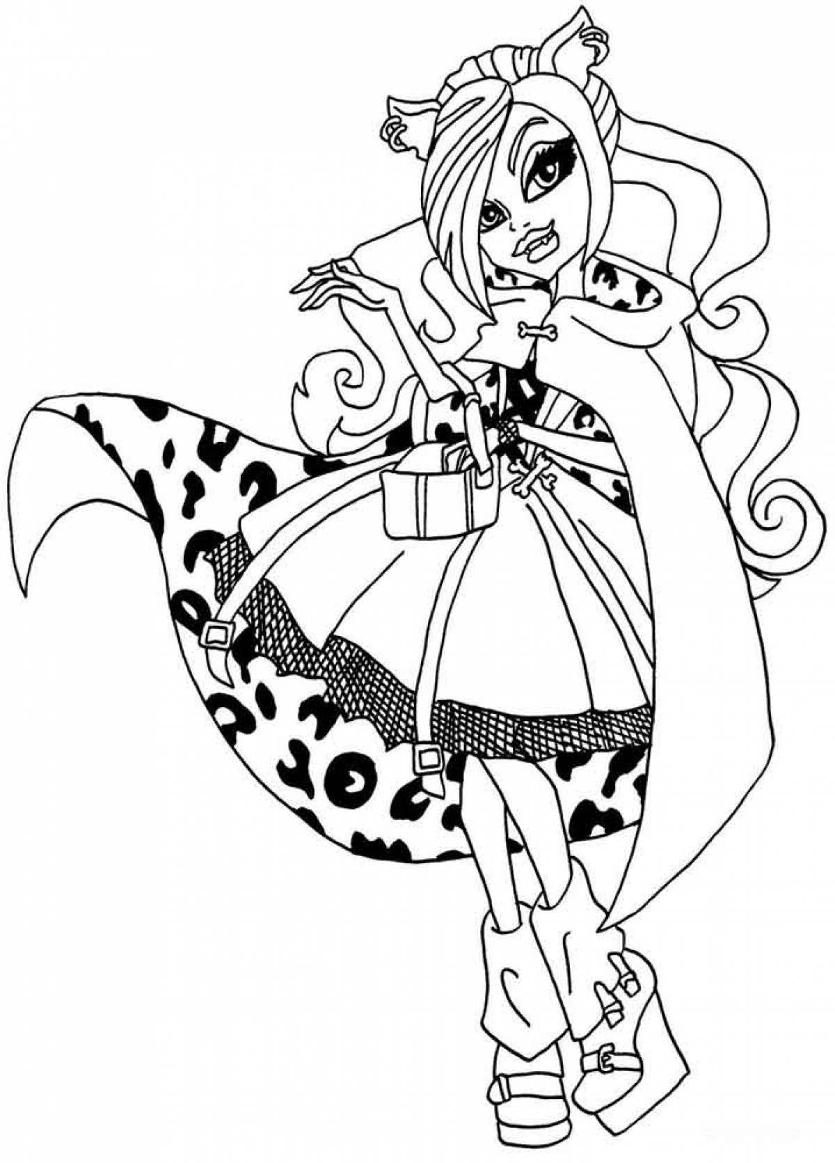 Print coloring monster high