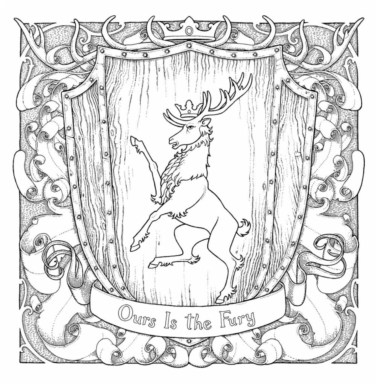Личный герб джоффри баратеона
