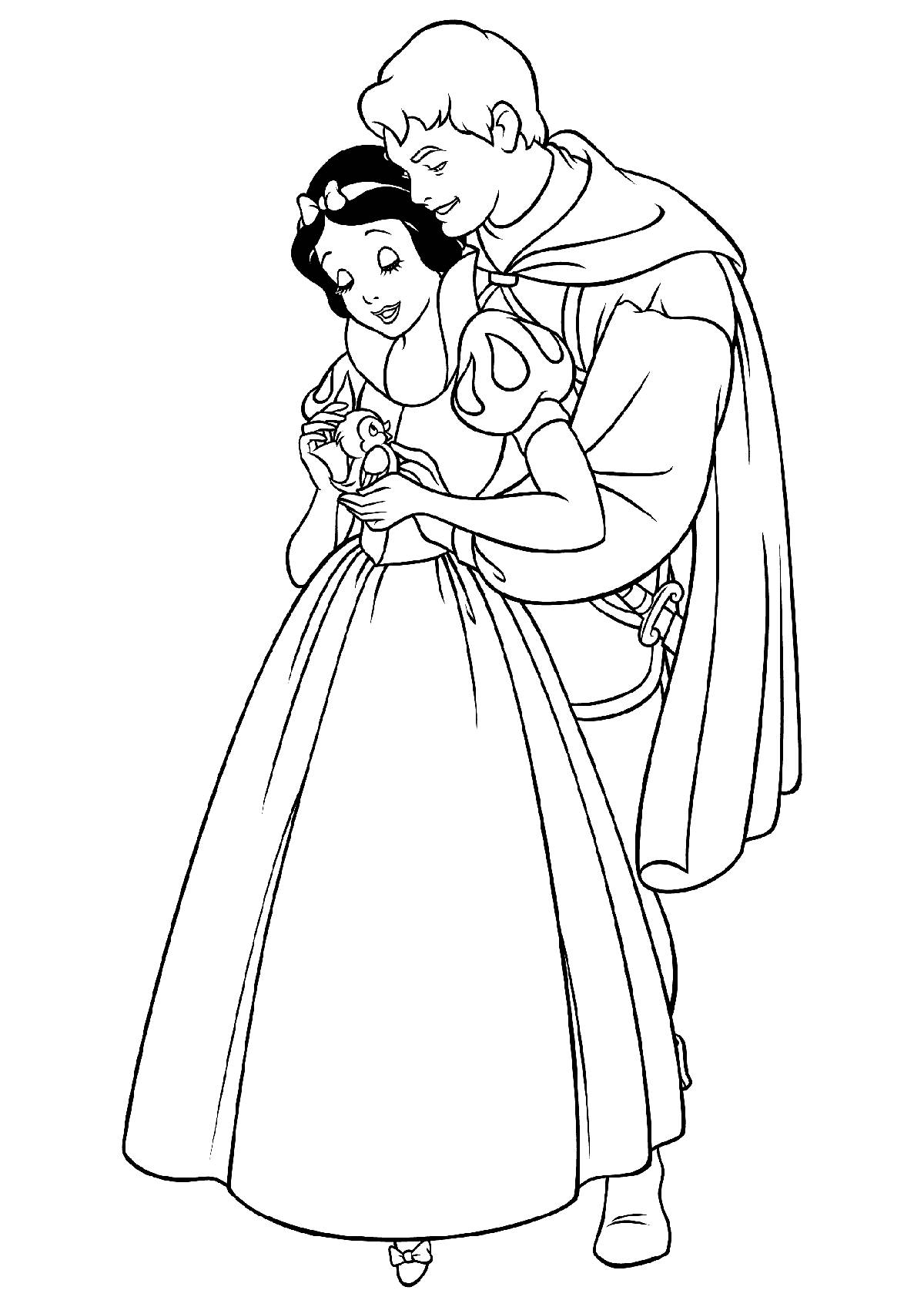 Snow white and prince