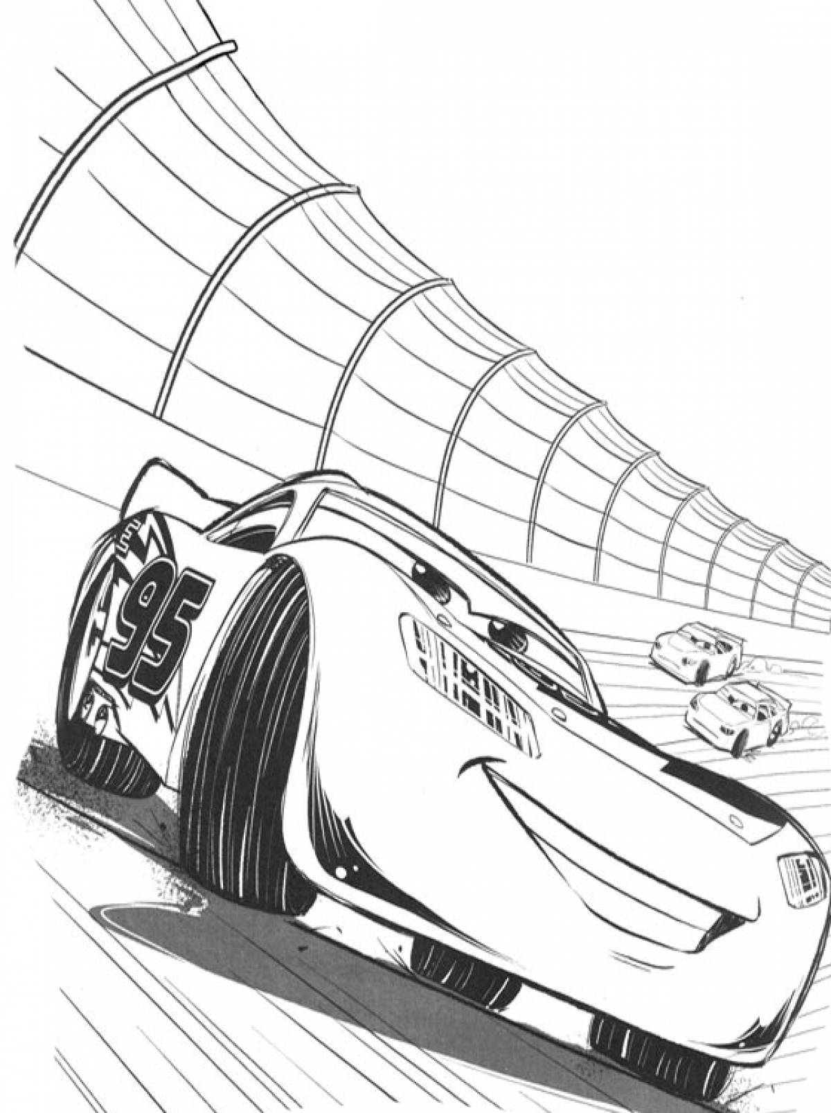 Photo Coloring pages cars 3