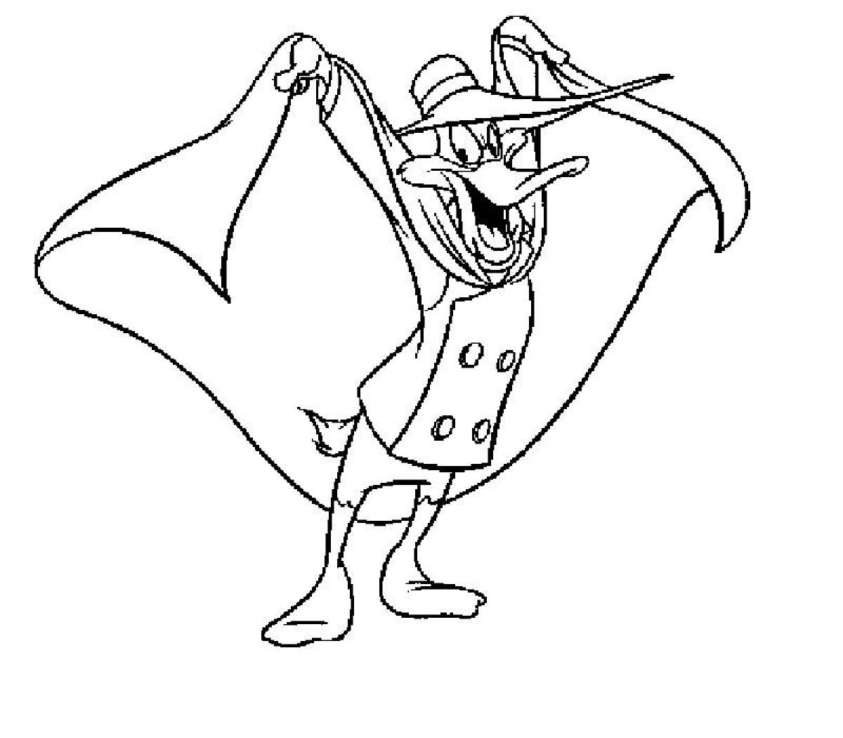 Cartoon black cape