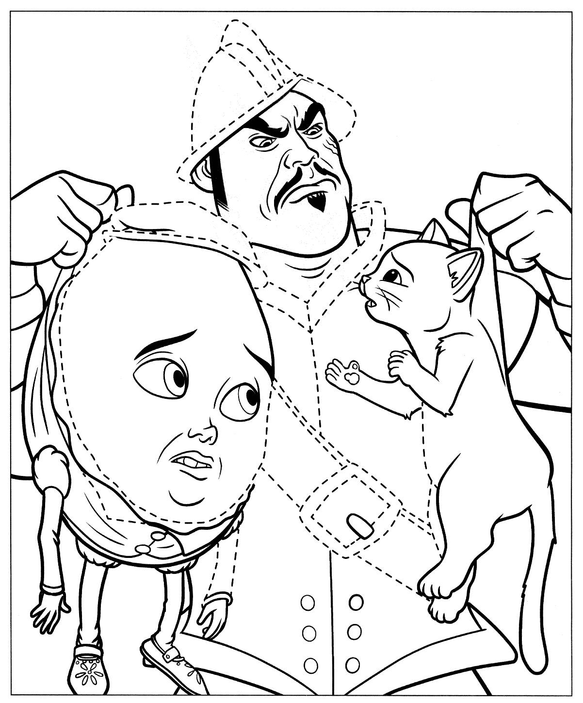Humpty Chatter coloring pages