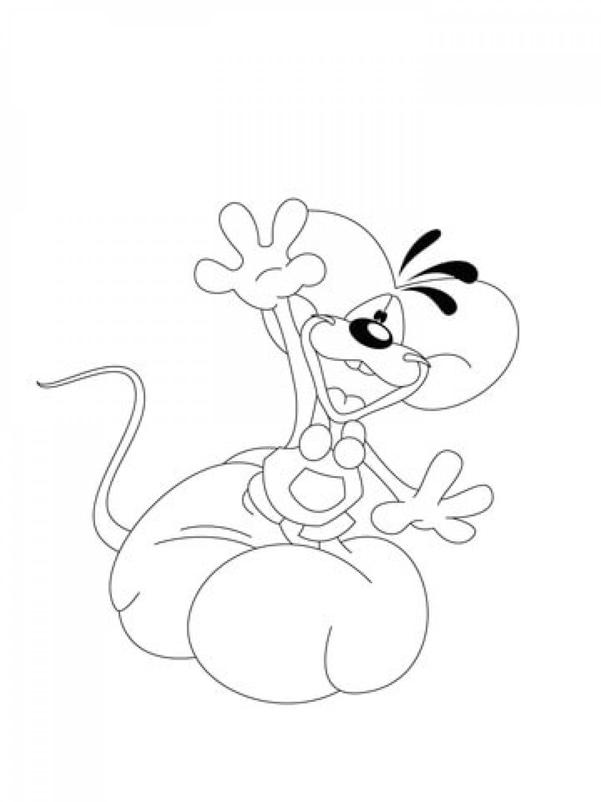 Happy little mouse