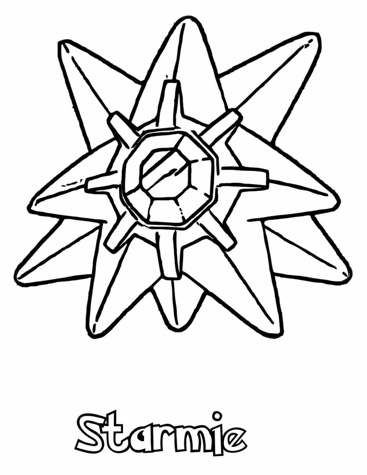 Pokemon starmy coloring pages