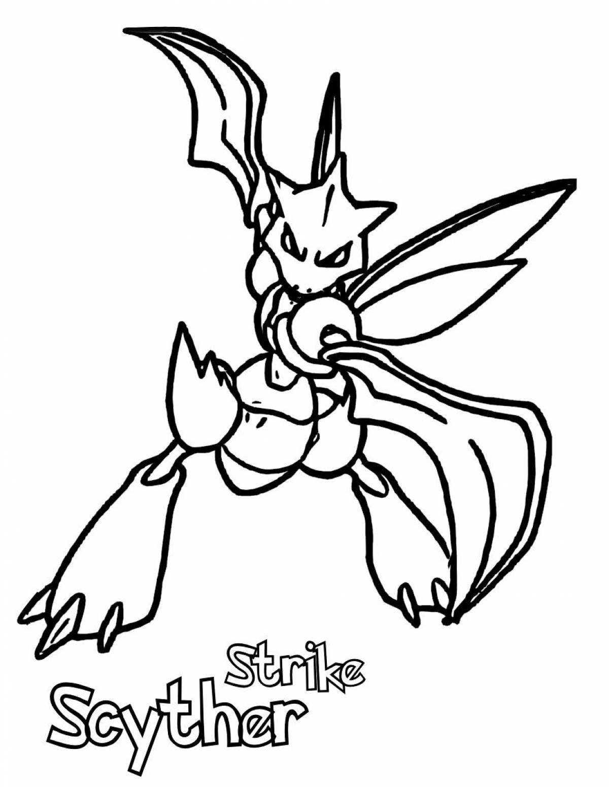 Pokemon Skitcher Coloring Pages