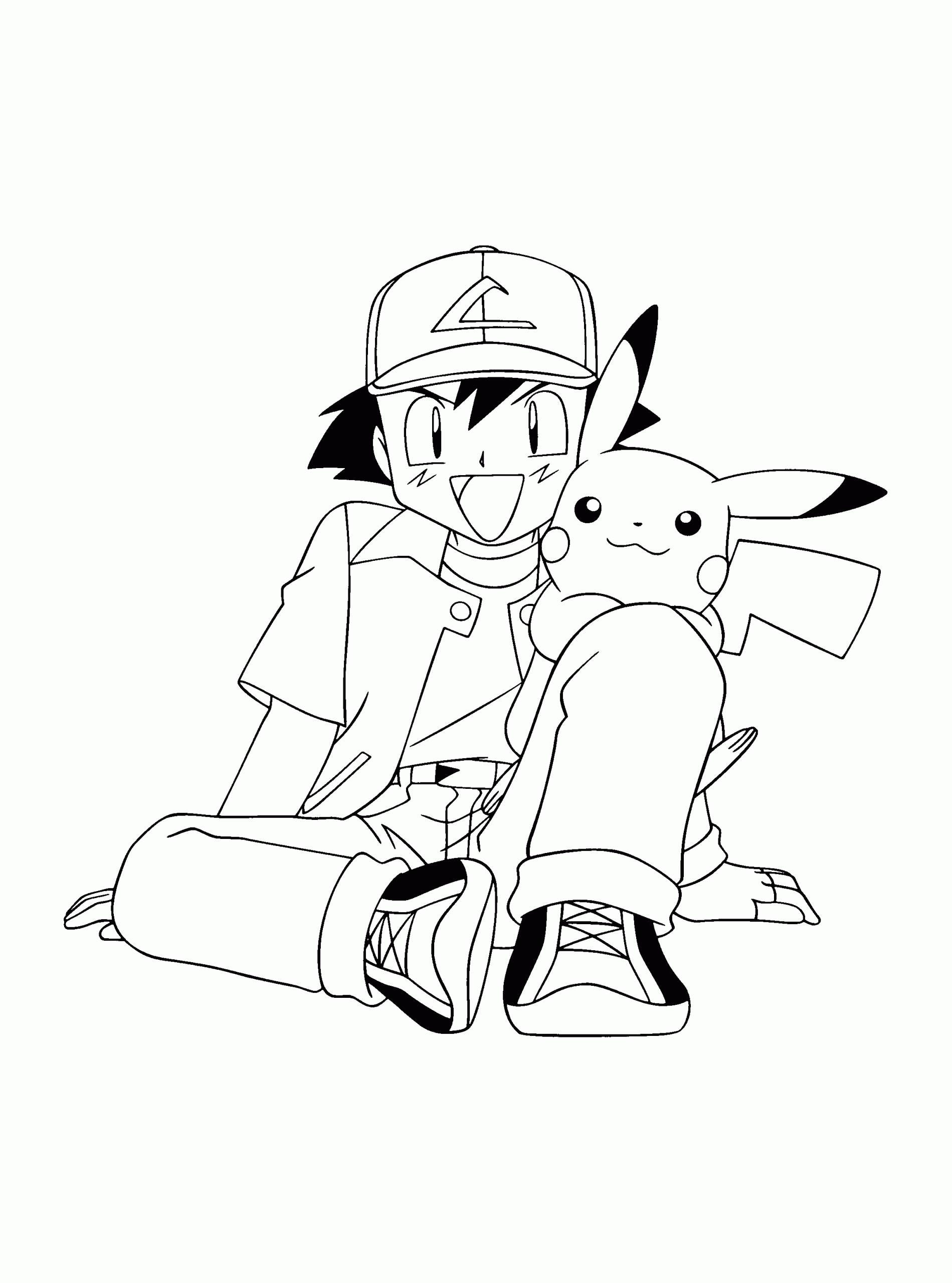 Pikachu and ash