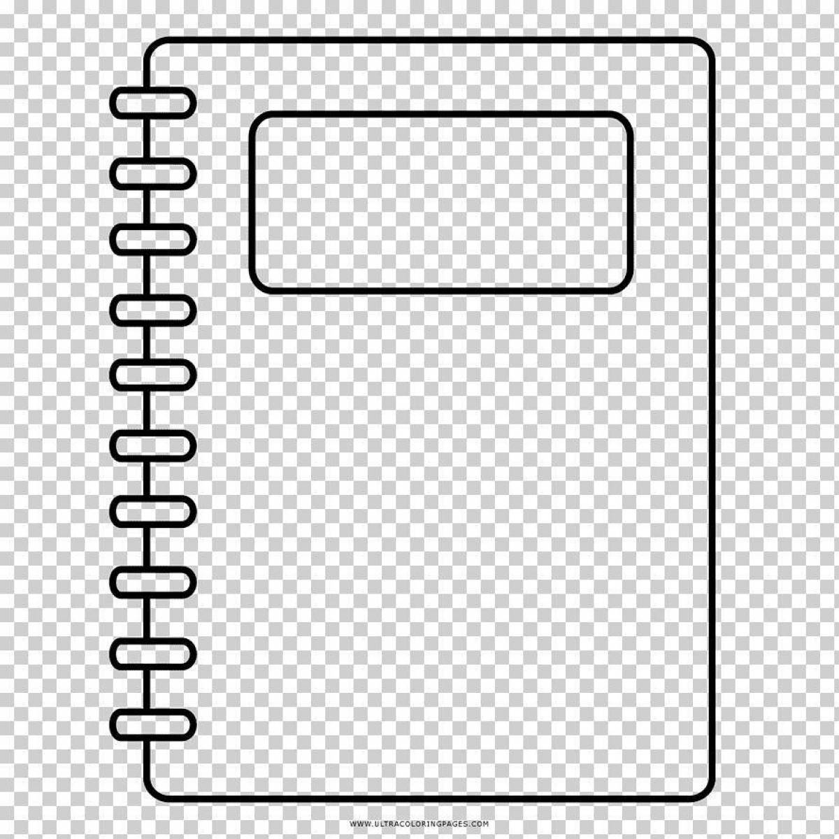 Нарисовать рисунок блокнот. Раскраска блокнот. Раскраска тетрадь. Блокнот для эскизов. Блокнот раскраска для детей.