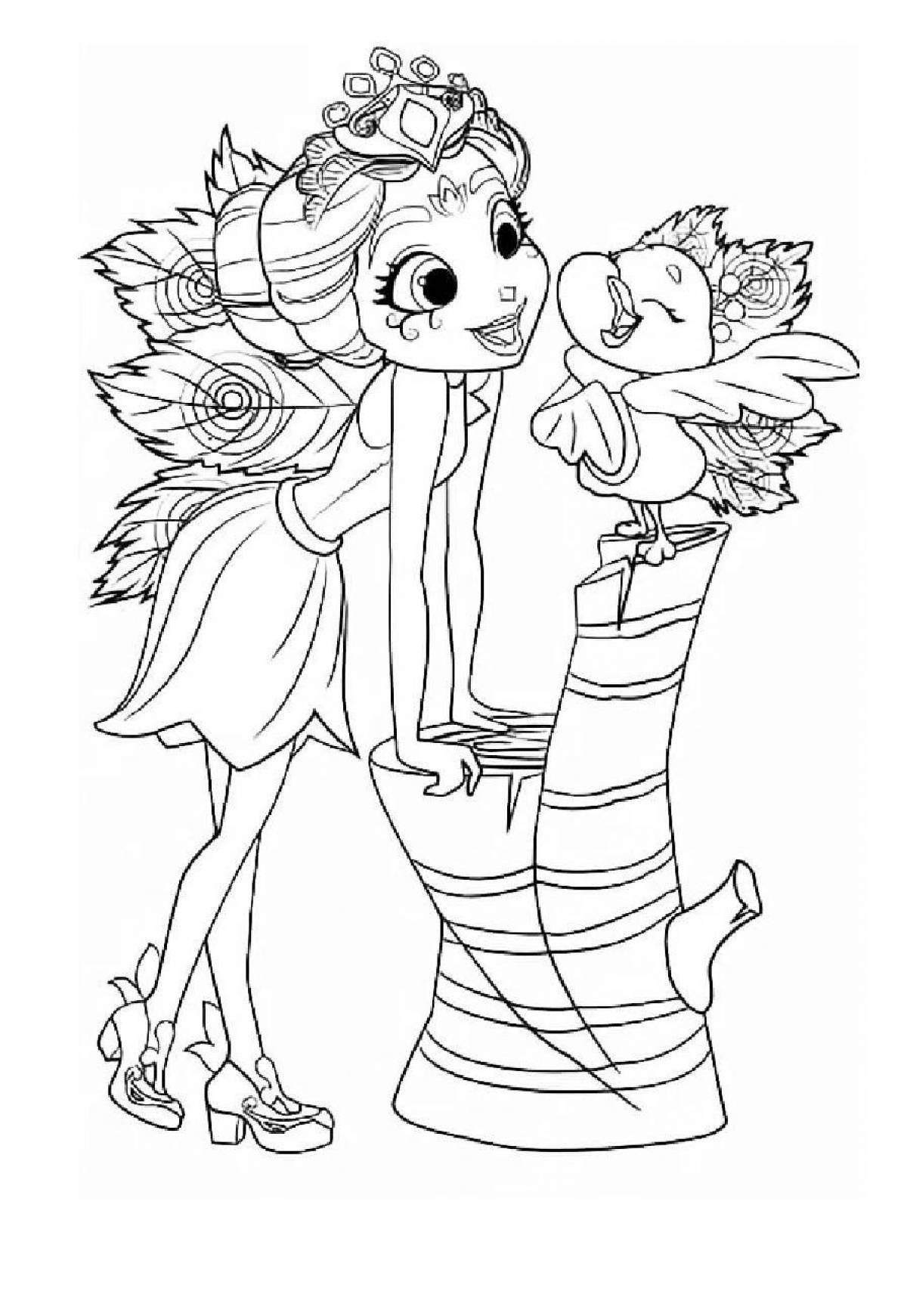 Magical Enchantimals and Pet Coloring Pages