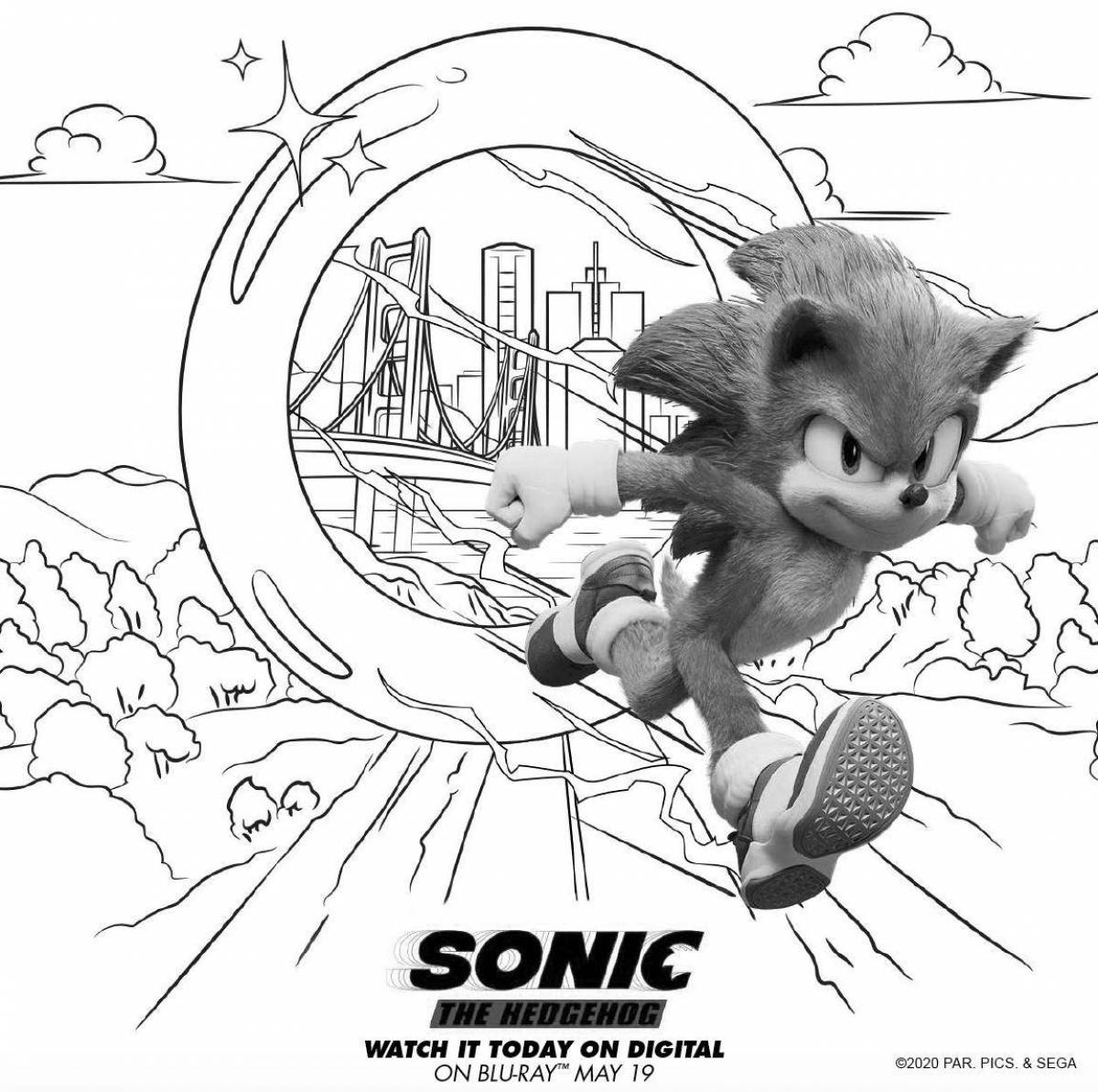 Sonic movie 2 dynamic coloring