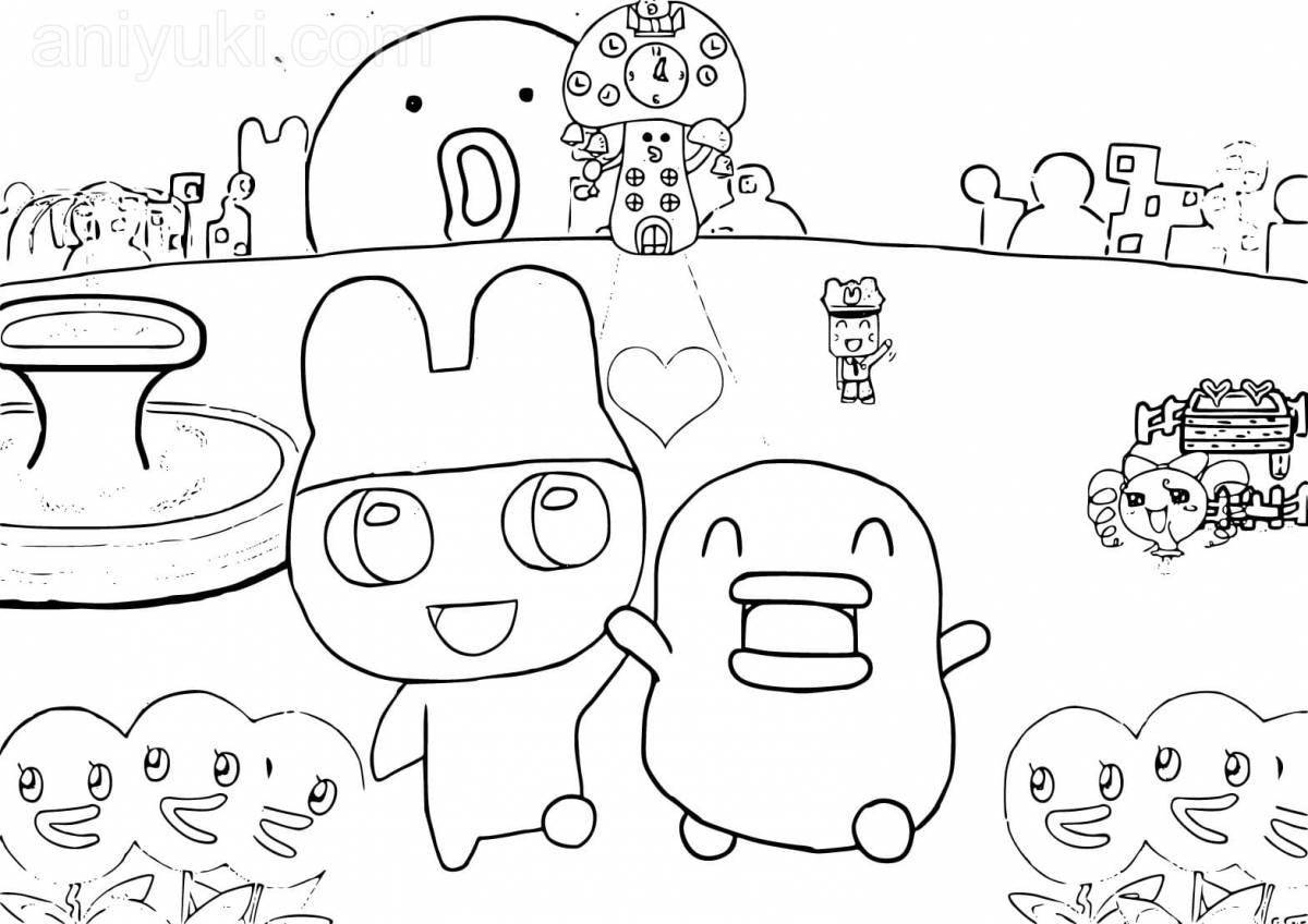 Coloring Pages Tamagotchi (18 pcs) - download or print for free #4261