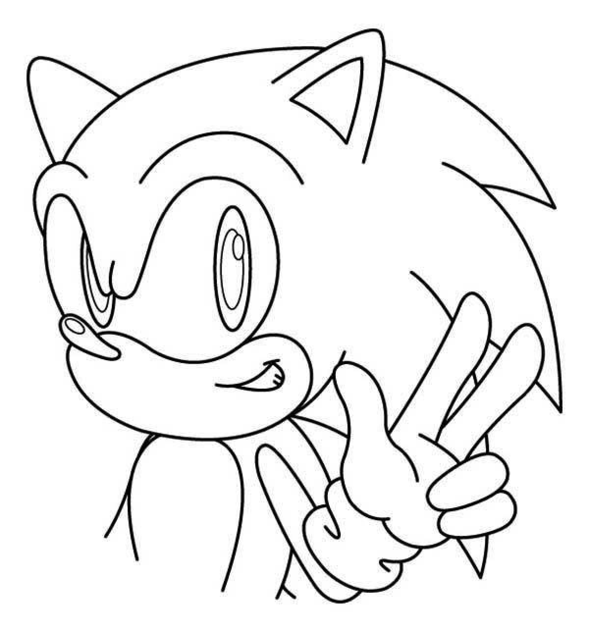 Dreamy sonic x coloring book