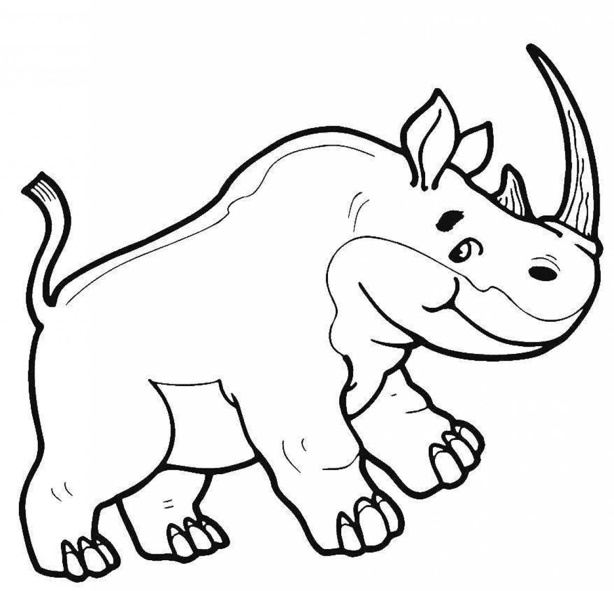 Носорог для детей #1