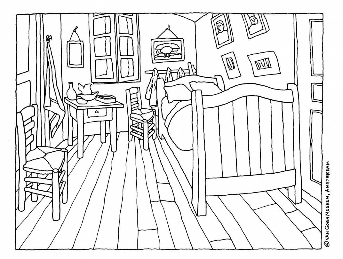 Спальня Ван Гога в Арле 1888