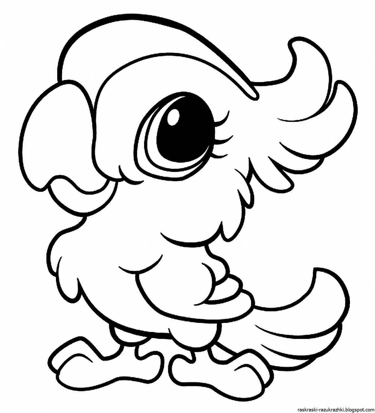 Amazing little animal coloring pages