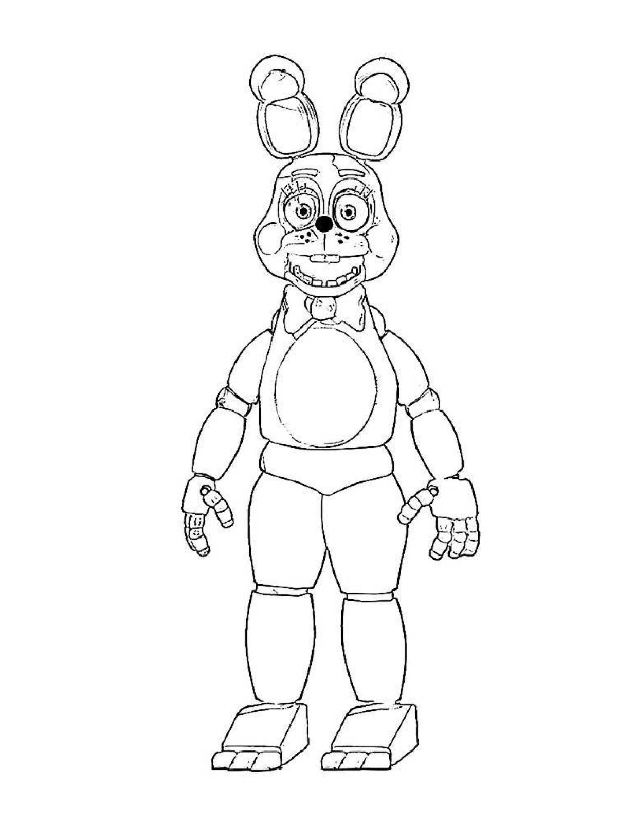 Sunny bonnie coloring page