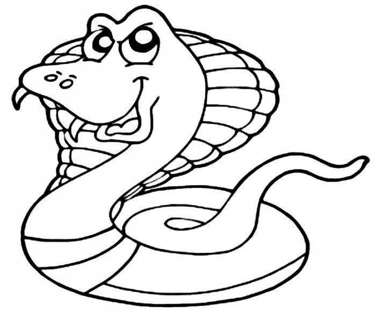 Раскраски змей распечатать. Раскраска змея Королевская Кобра. Змея раскраска для детей. Раскраска змеи для детей. Кобра раскраска.