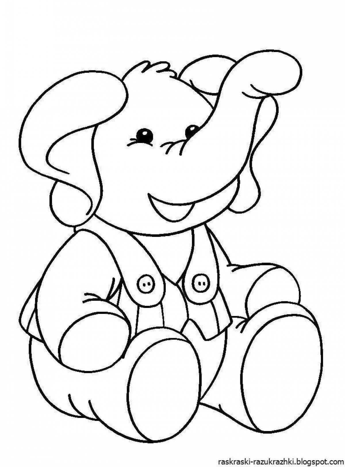 Fancy coloring pages for kids