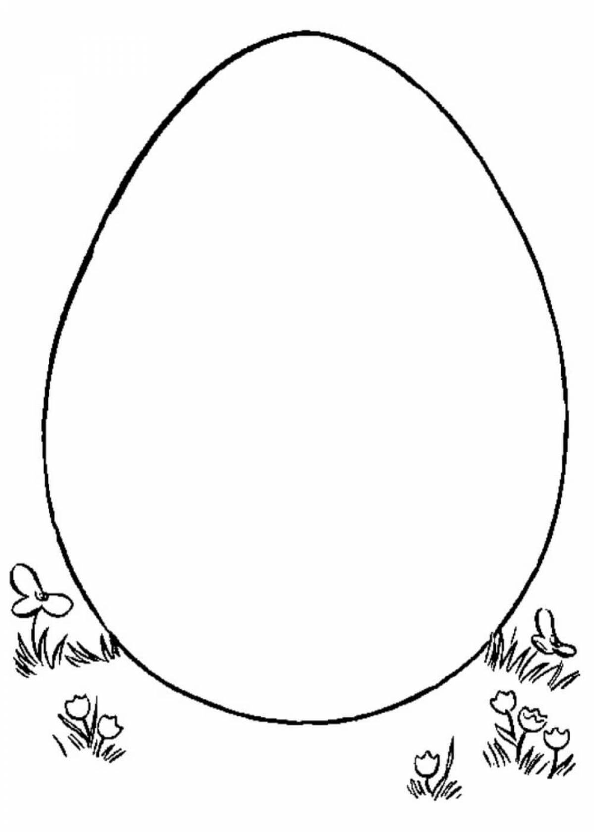 Креативная раскраска яйца для детей