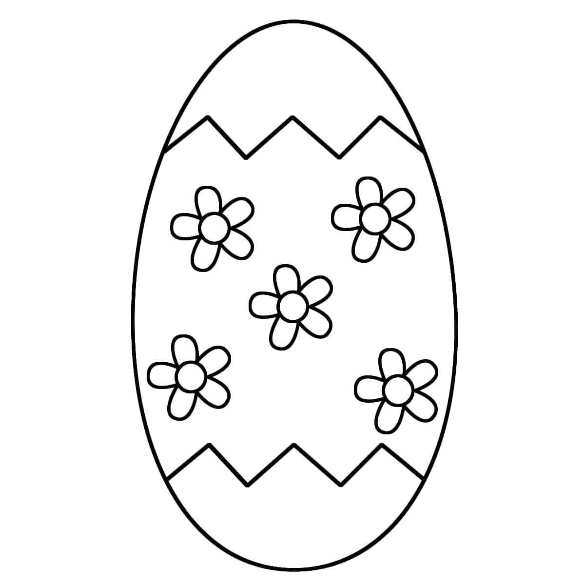 Очаровательная раскраска яйца для детей