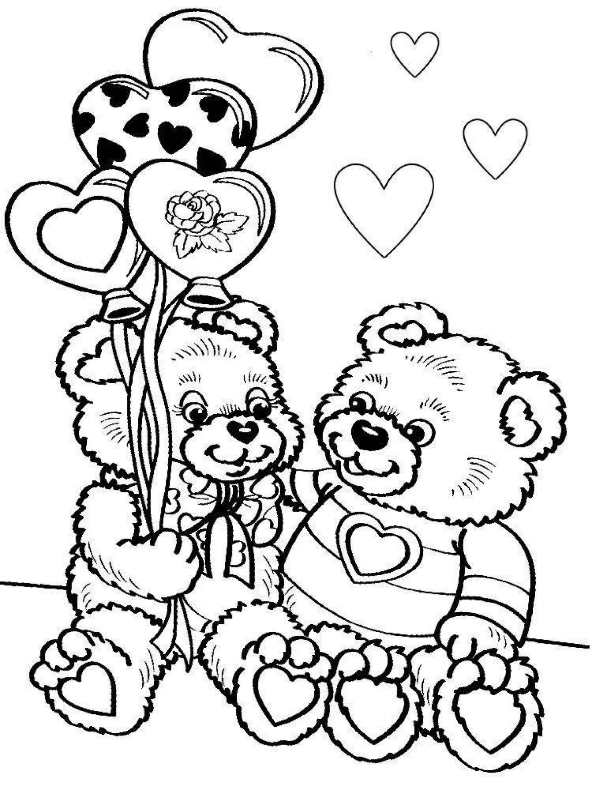 Grand coloring page black and white picture