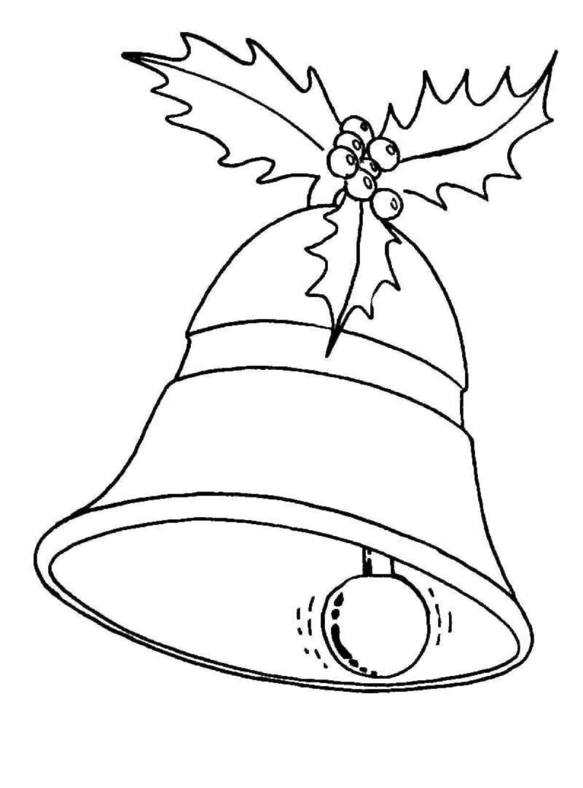 Adorable bell coloring book for kids