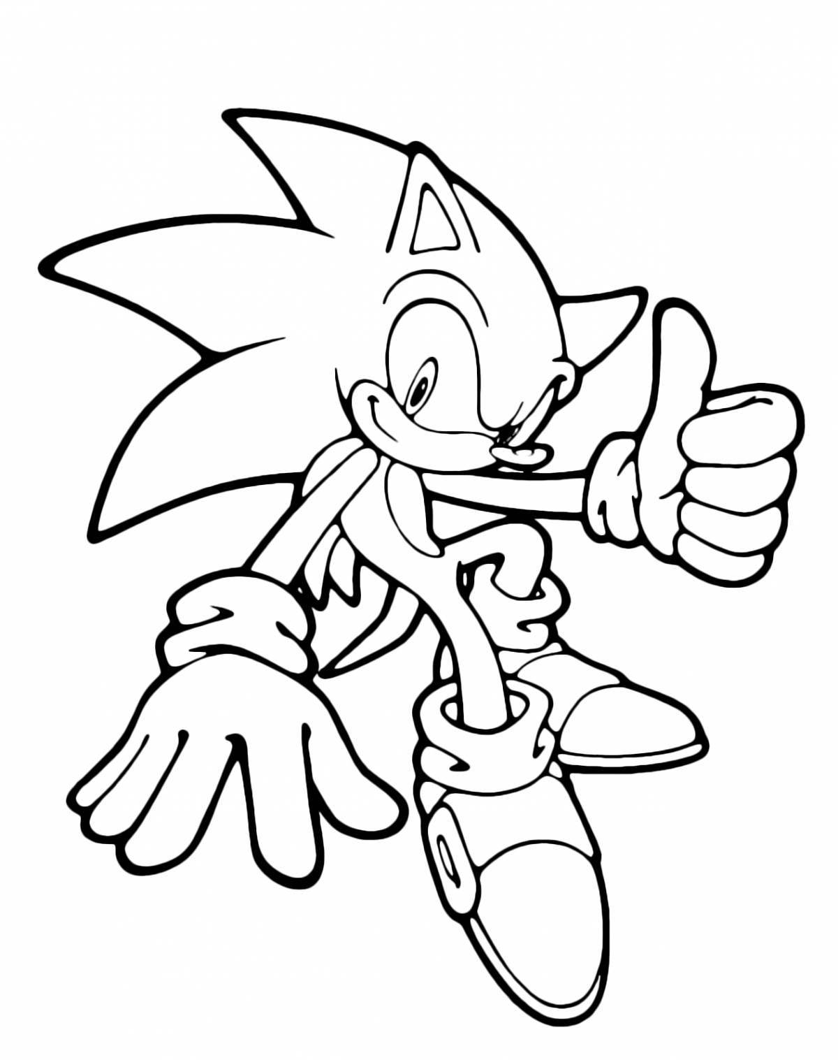 Sonic hedgehog mystery coloring book