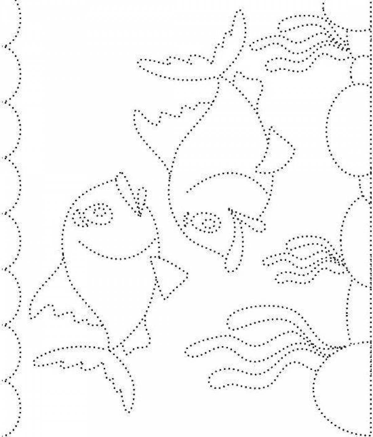 Playful dot coloring for 5-7 year olds