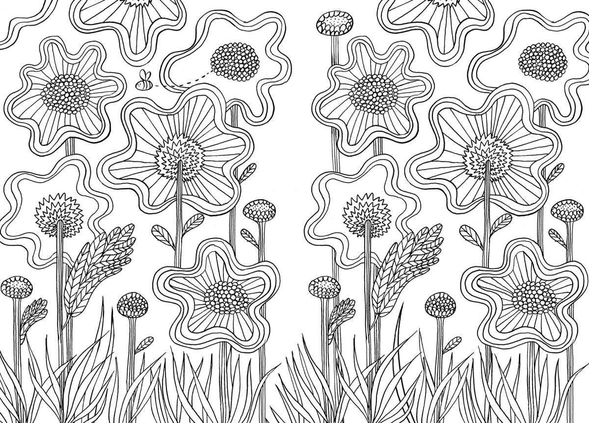 Radiant coloring page aesthetic pinterest