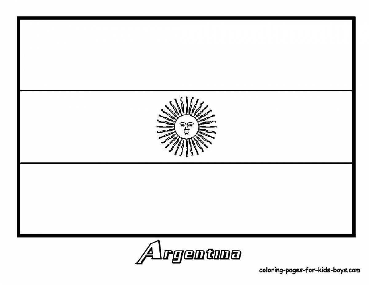 Strikingly beautiful flags of the world countries coloring book