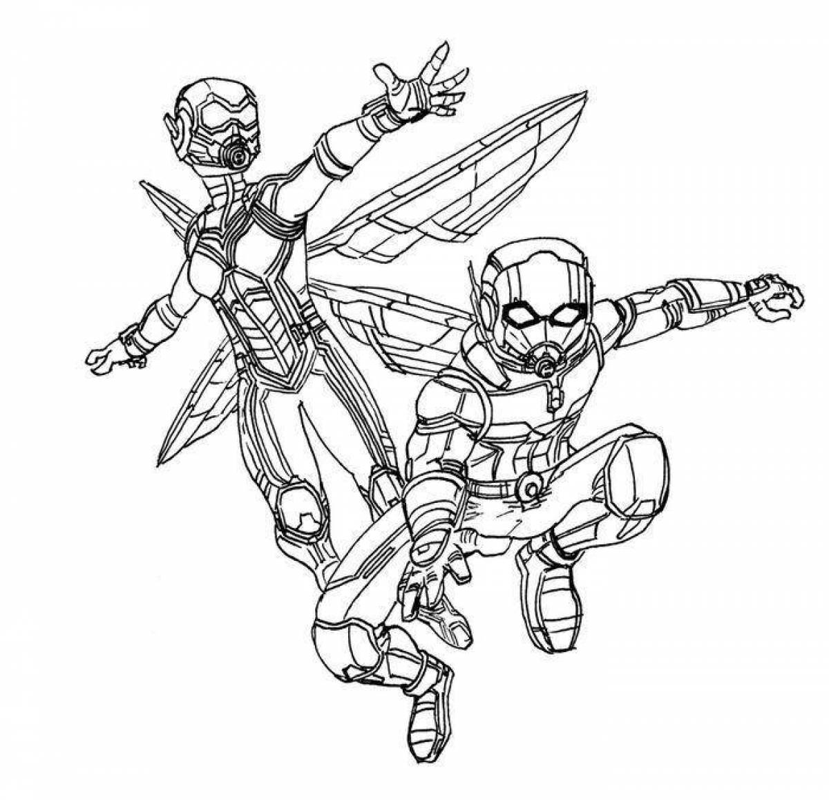 Ant-Man coloring page