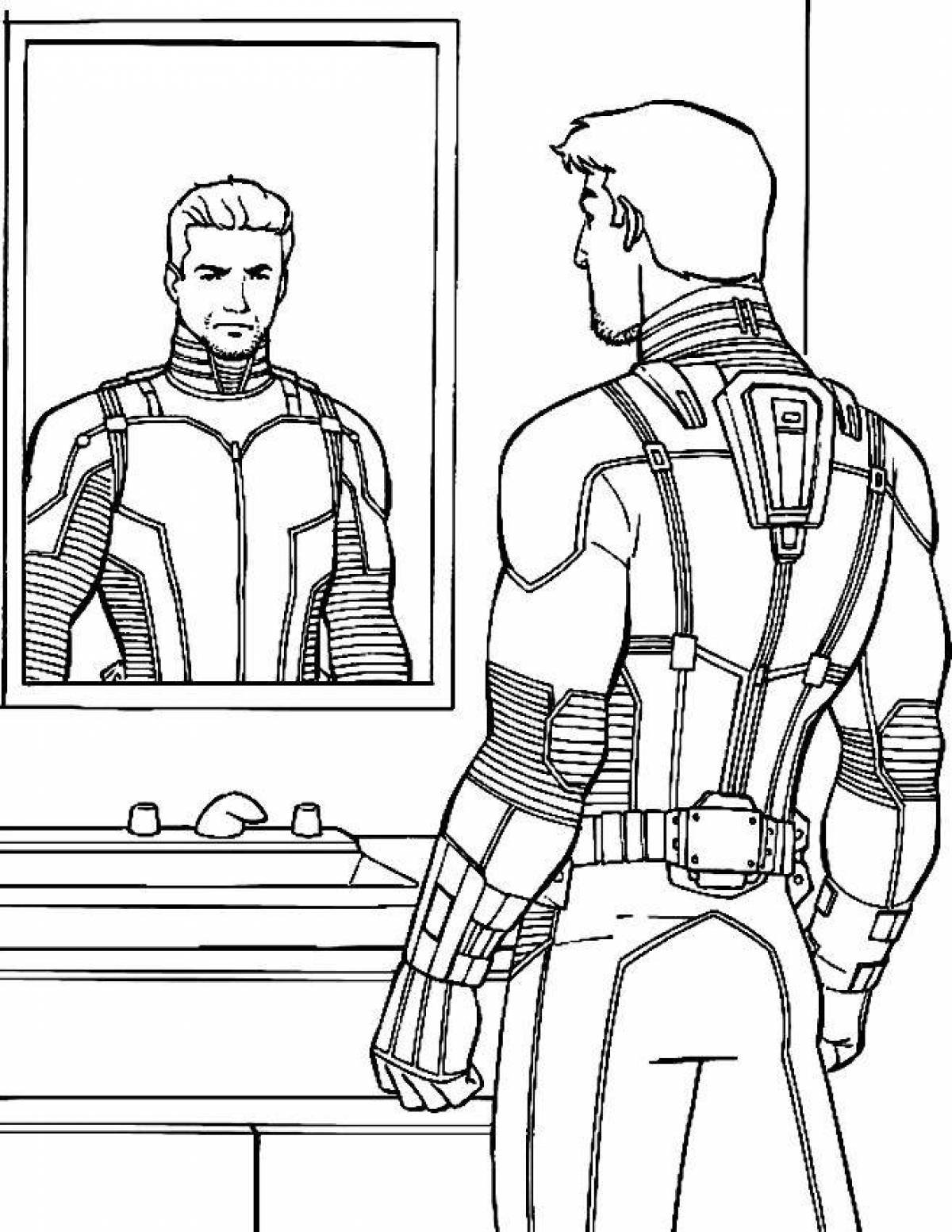 Fabulous Ant-Man coloring page