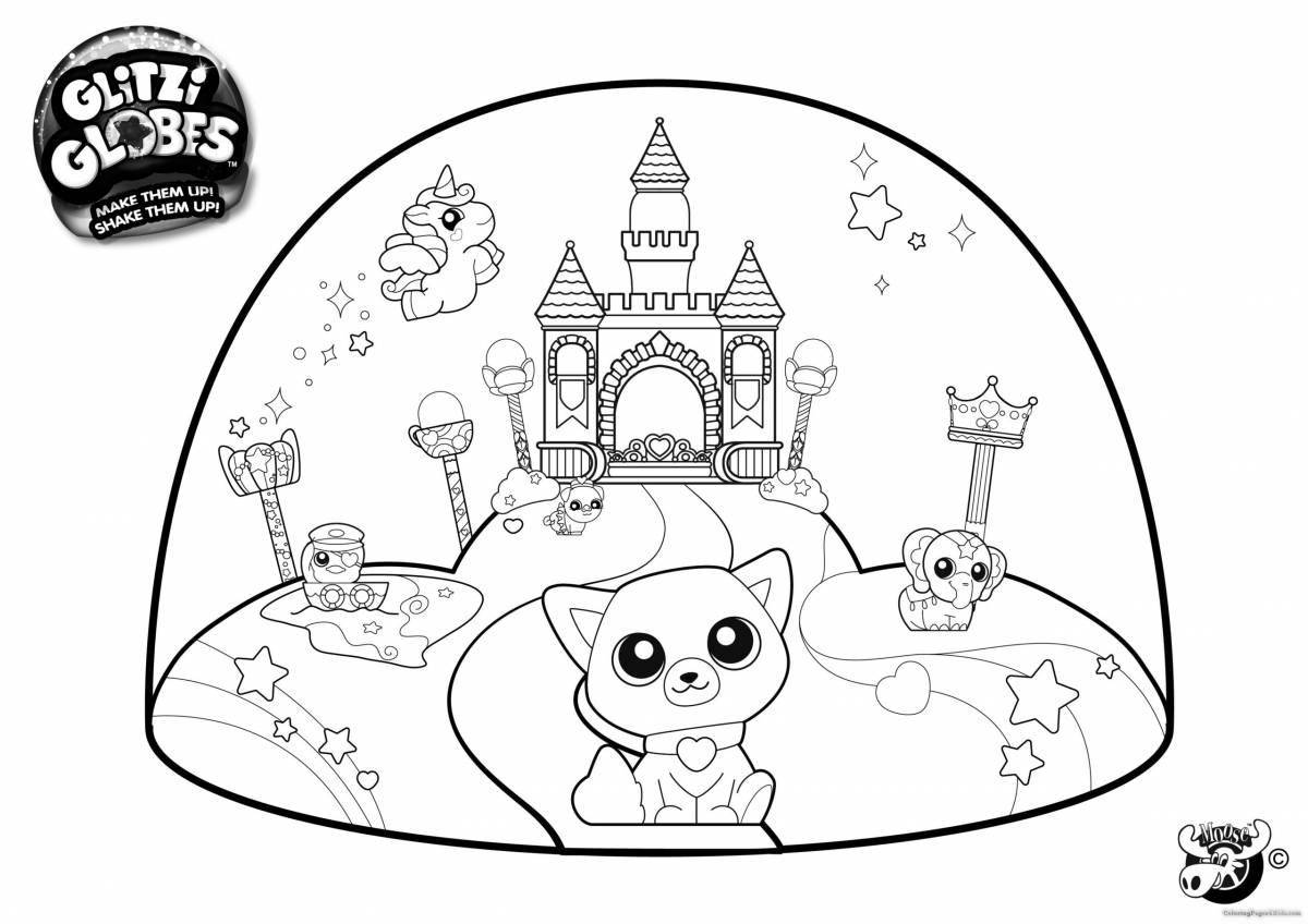 Jovial house lol coloring page