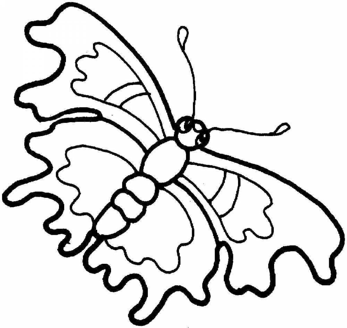 Bright insects coloring pages for kids