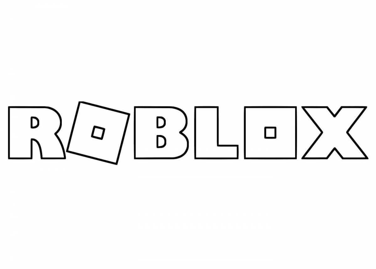 Яркая страница раскраски roblox adopt me