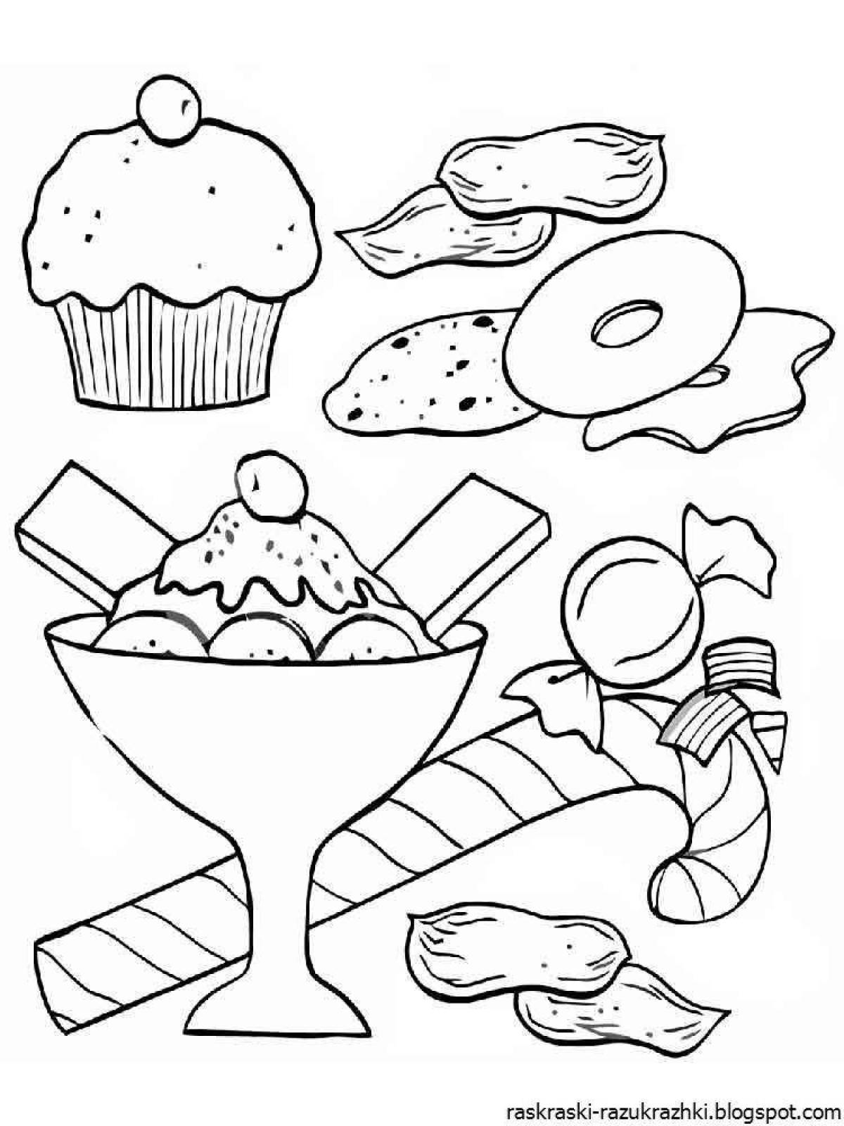 Nutritious coloring food for children