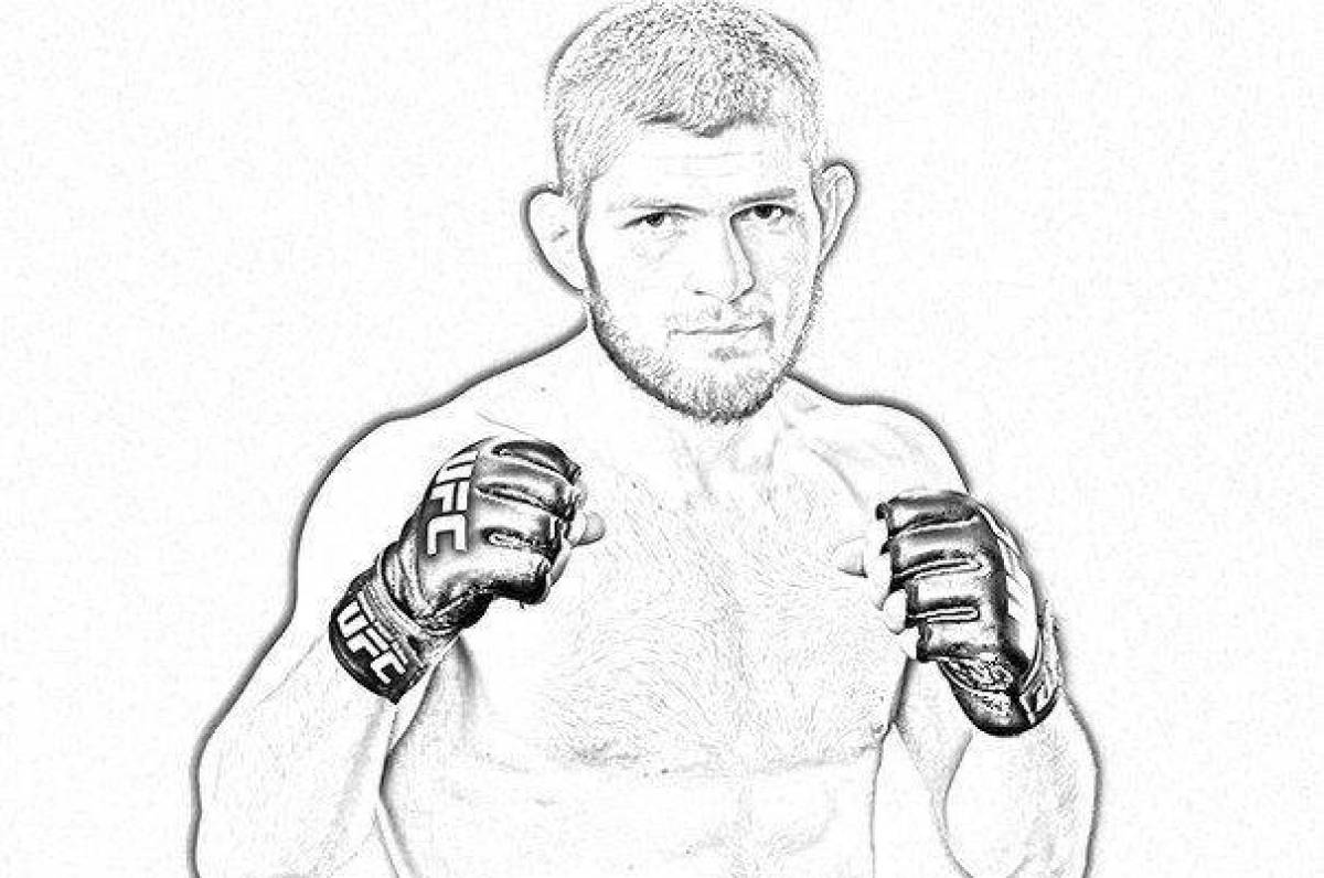 Ufc рисунки карандашом