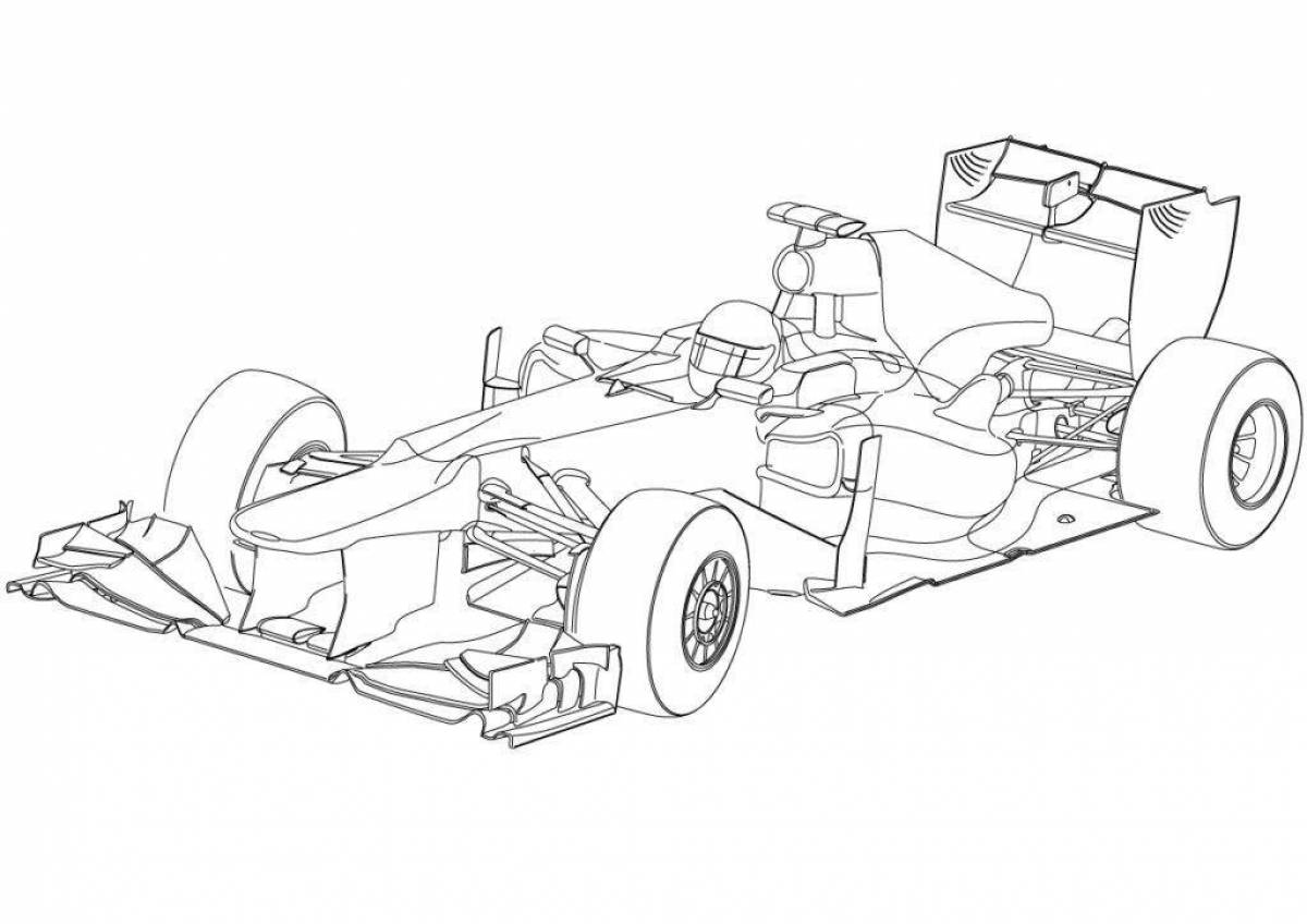 Формула 1 рисунок карандашом