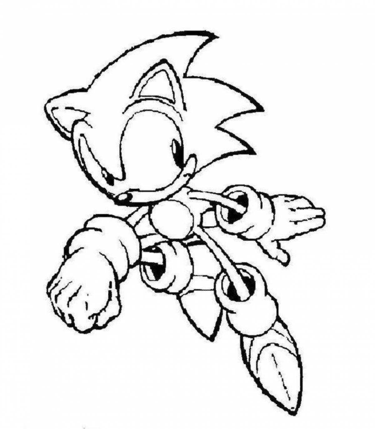 Sonic the Hedgehog раскраска