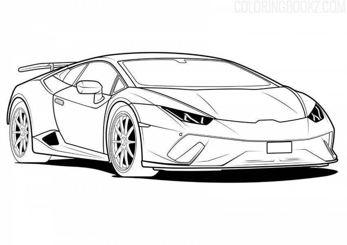 Как нарисовать lamborghini huracan