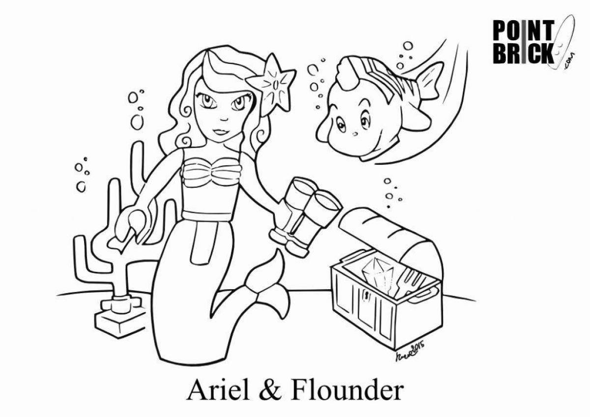 Awesome lego coloring pages for girls