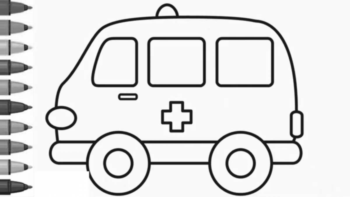 Amazing car coloring book for kids 2-3 years old