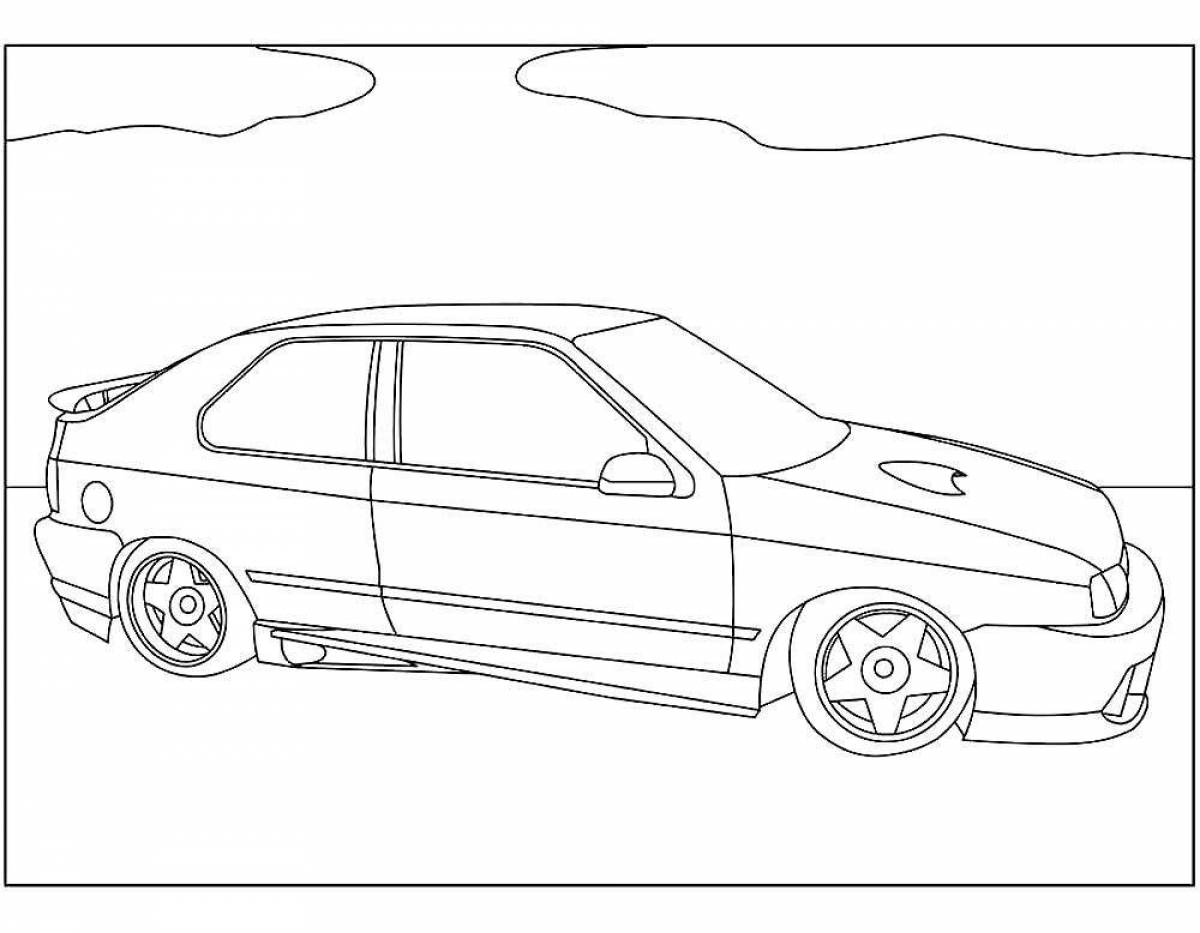 Large coloring page four