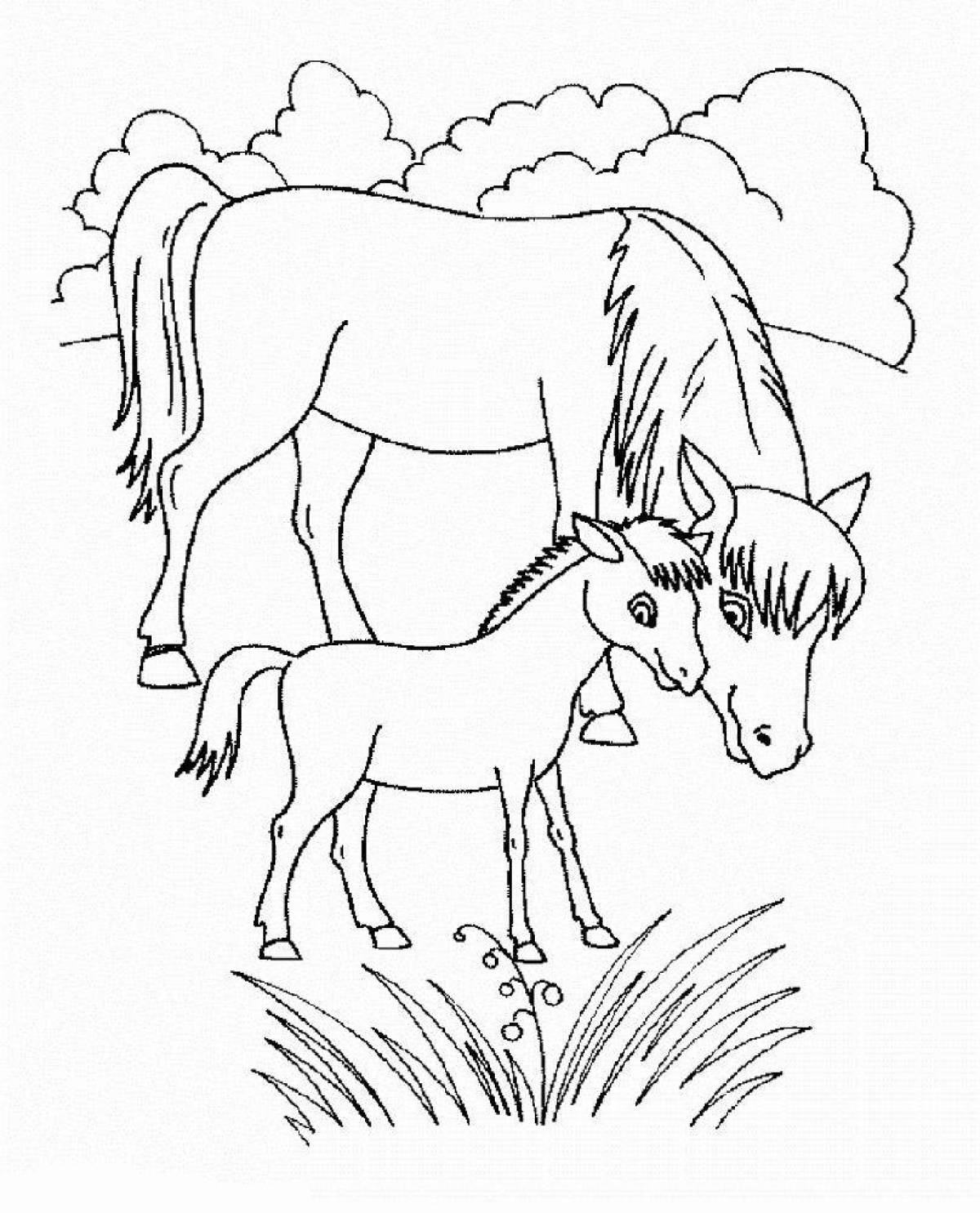 Festive January coloring page